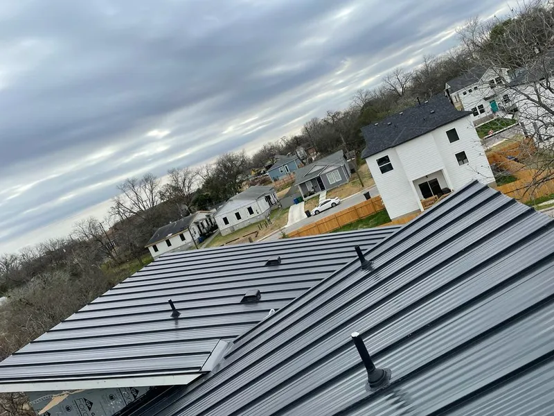 Standing seam metal roof panels with vents for Skylight Repair in Upper Merion